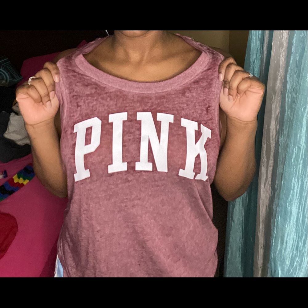 Pink muscle shirt